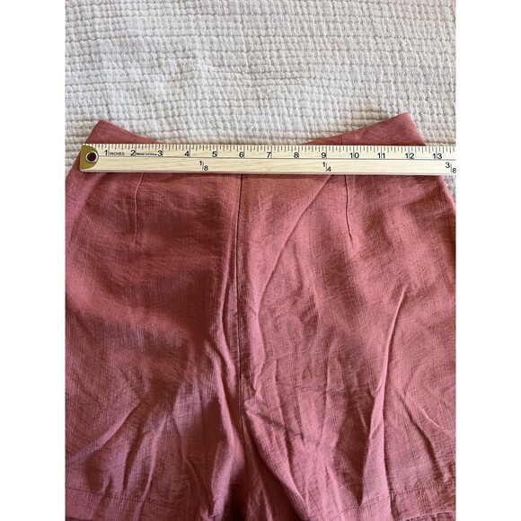 All in Favor Shorts Womens XS High Rise Paperbag Tie Waist Pockets Minimalist - Picture 8 of 13